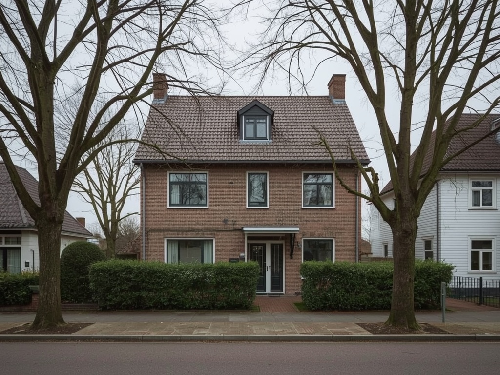 Jaren-30 woning in Lopik met antraciet kunststof kozijnen en zijraam